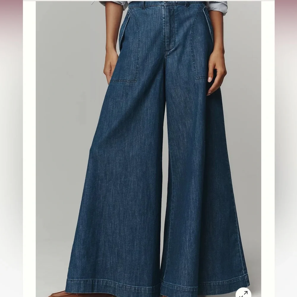 Pilcro High-Rise Wide-Leg Jeans - Picture 4 of 6